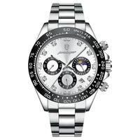 Steel Silver White